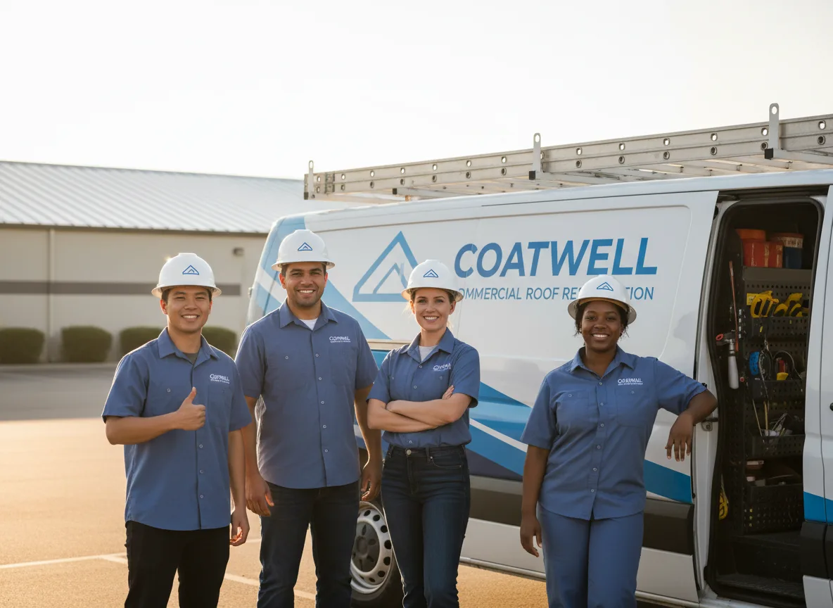 Commercial roof coating company in Gorman, TX